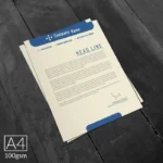 Conqueror letterheads printing in Dubai on premium textured paper