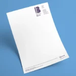 Conqueror letterheads printing in Dubai on premium textured paper