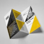 High-quality brochures printing Dubai with vibrant full-color designs