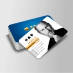 Foil business cards printing Dubai featuring elegant gold foil stamping on premium cardstock.