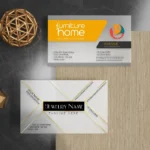 Luxury transparent business card printed in Dubai with sleek and professional finish.