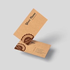 Kraft Business Cards Printing Dubai