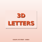 3D Letter Signs Dubai – Custom Letter Signs UAE