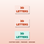 Cheap 3D letter signs Dubai – bulk 3D letter signs Dubai