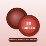 Same-day 3D raised stickers printing Dubai – fast UAE delivery
