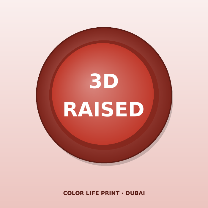 3D Raised Stickers Printing Dubai – Custom Promotional Stickers UAE