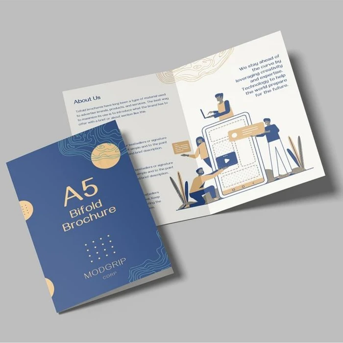A5 Brochure Printing Dubai - A5 brochure with full colour print - Color Life Print