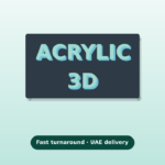 Urgent acrylic 3D letters Dubai – fast UAE delivery