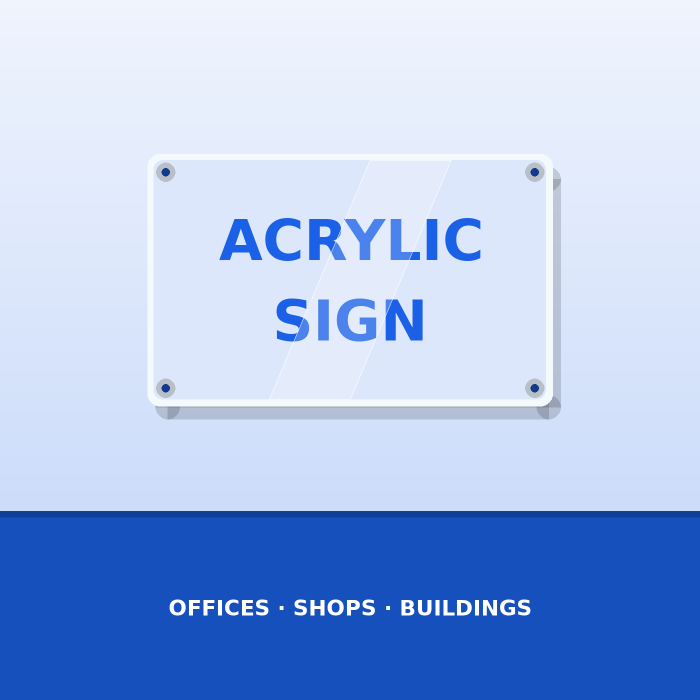 Custom acrylic sign boards Dubai – acrylic sign boards services Dubai