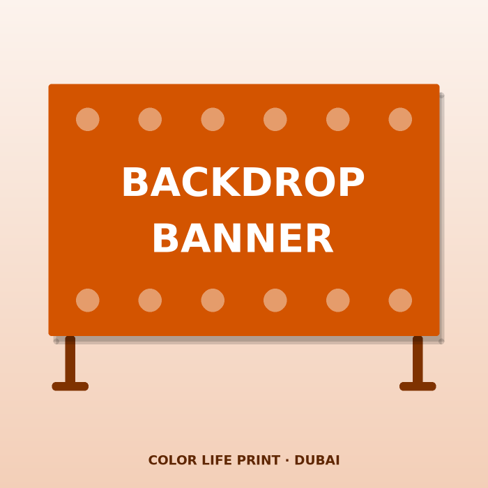Backdrop Banner Printing Dubai – Custom Banners UAE