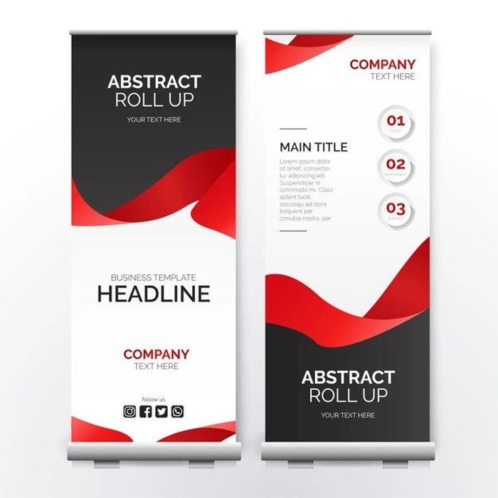 Roll-up banner stand with full colour print - Color Life Print