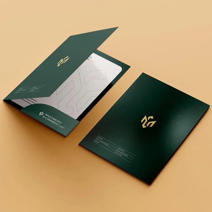 Document Folders Printing Dubai - Document folders with full colour print - Color Life Print