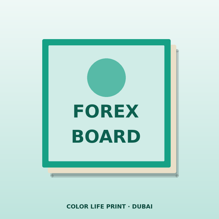 Forex Board Printing Dubai – Custom Boards UAE