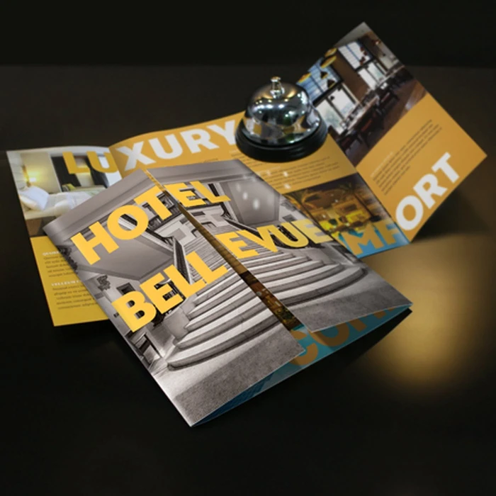 Gate-Fold Brochure Printing Dubai - Gate-fold brochure with full colour print - Color Life Print
