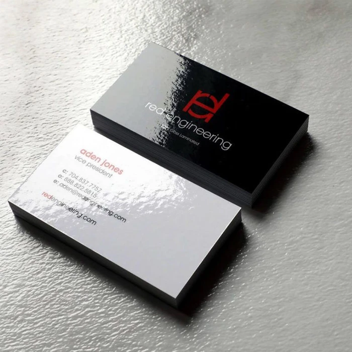 Gloss laminated business cards with full colour print - Color Life Print (photo 2)