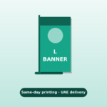 Same-day L-banner printing Dubai – fast UAE delivery