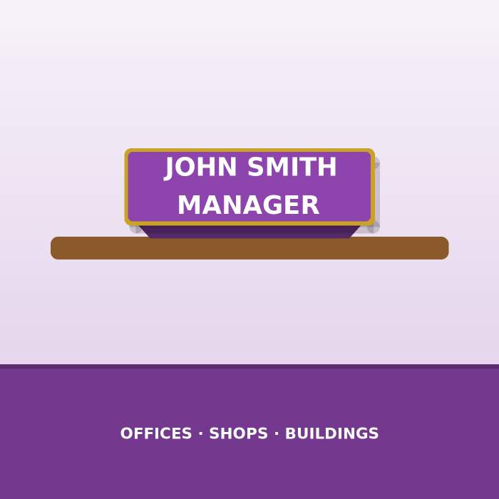 Custom office name plates Dubai – office name plates services Dubai