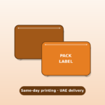 Same-day packaging labels printing Dubai – fast UAE delivery