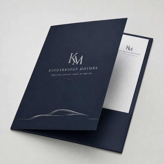 Presentation Folders Printing Dubai - Presentation folders with full colour print - Color Life Print