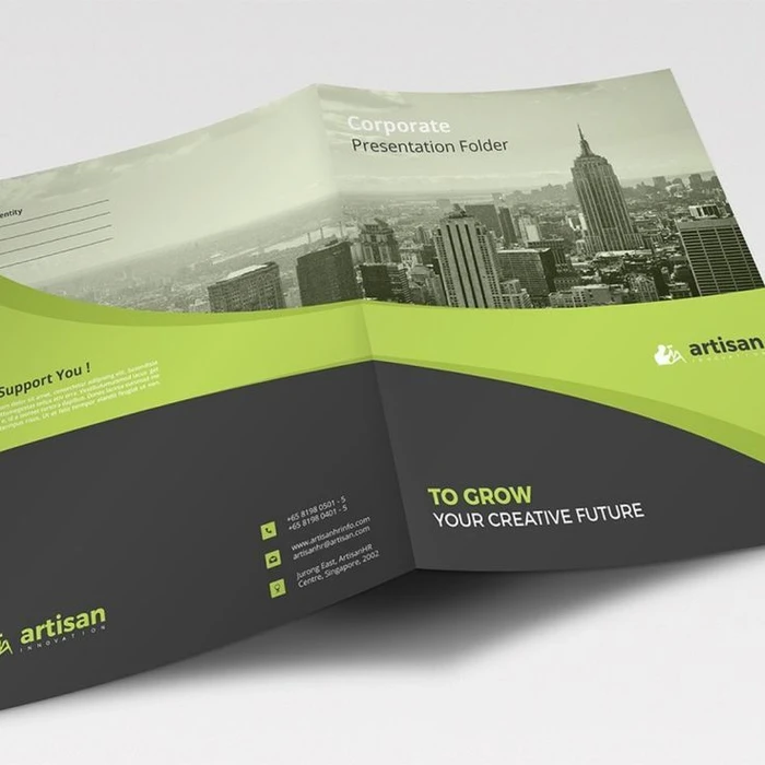 Presentation folders with full colour print - Color Life Print (photo 2)