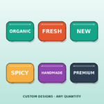 Custom product labels Dubai – product labels printing services Dubai
