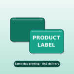 Same-day product labels printing Dubai – fast UAE delivery