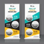 Pull-up banner printing Dubai for events - Color Life Print