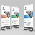 Custom roll-up banner printing in Dubai - Color Life Print