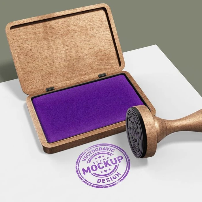Rubber stamp custom made with your company details - Color Life Print (photo 2)