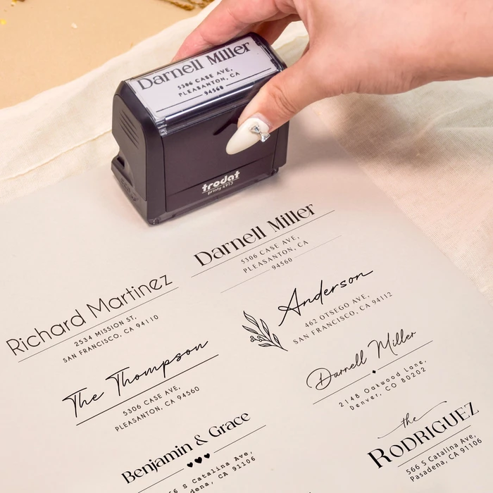 Self-inking stamp custom made with your company details - Color Life Print (photo 2)