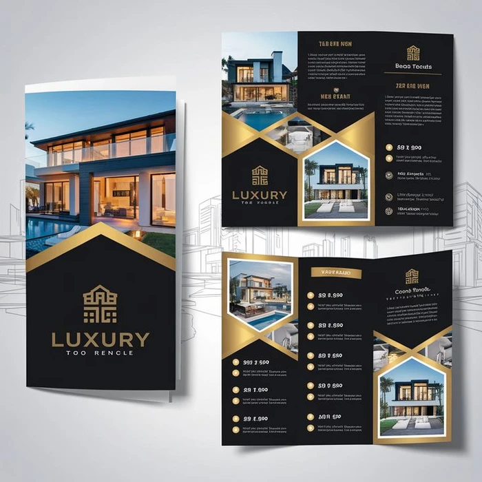 Tri-Fold Brochure Printing Dubai - Tri-fold brochure with full colour print - Color Life Print