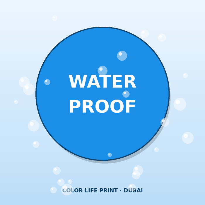 Waterproof Stickers Printing Dubai – Custom Promotional Stickers UAE