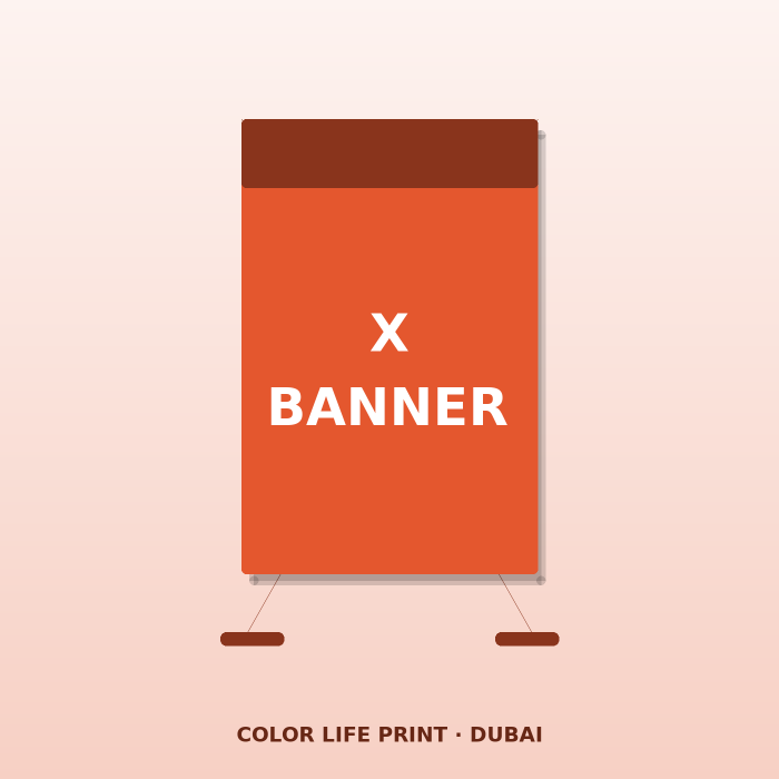 X-Banner Printing Dubai – Custom Banners UAE